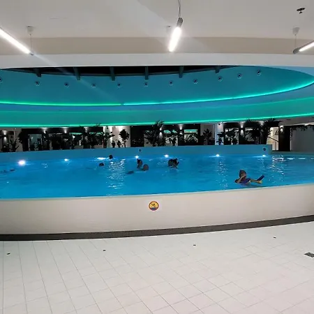 Lägenhet Hanza Tower 306, Basen, Sauna, Jacuzzi, Fitness *