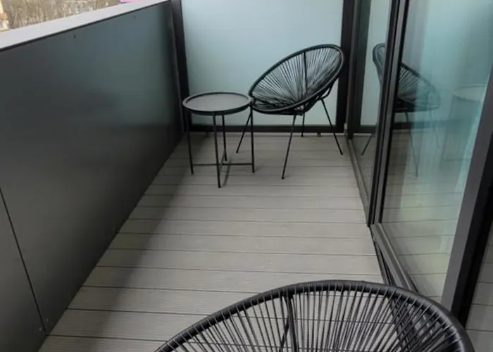 Hanza Tower 306, Basen, Sauna, Jacuzzi, Fitness Appartamento